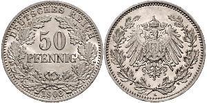 50 Pfennig Empire allemand (1871-1918)  