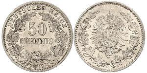 50 Pfennig Empire allemand (1871-1918)  
