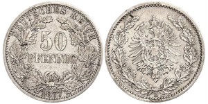50 Pfennig Empire allemand (1871-1918)  