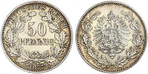 50 Pfennig German Empire (1871-1918)  