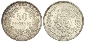 50 Pfennig Impero tedesco (1871-1918)  