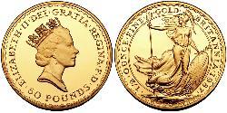 50 Pound United Kingdom (1922-) Gold Elizabeth II (1926-2022)