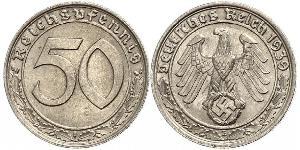 50 Reichpfennig Deutsches Reich (1933-1945) Nickel 