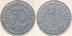 50 Reichpfennig 納粹德國 (1933 - 1945) 铝 