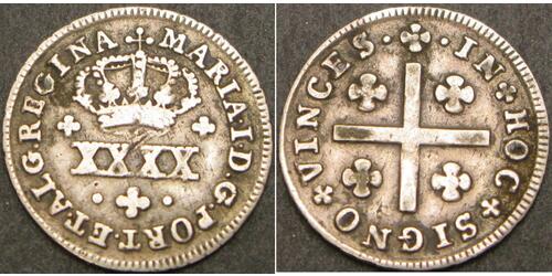 50 Reis Regno del Portogallo (1139-1910) Argento 