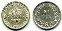 50 Reis Reino de Portugal (1139-1910) Plata 