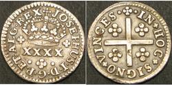 50 Reis Reino de Portugal (1139-1910) Plata 