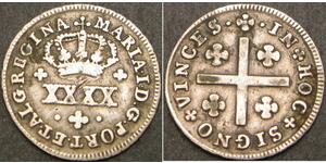 50 Reis Kingdom of Portugal (1139-1910) Silber 