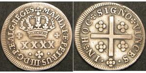 50 Reis Kingdom of Portugal (1139-1910) Silber 