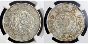50 Sen Empire du Japon (1868-1947) Argent 