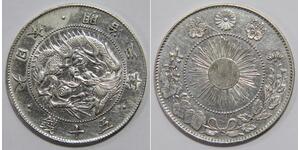 50 Sen Empire of Japan (1868-1947) Silver 