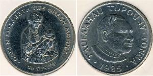 50 Seniti Tonga Níquel/Cobre 