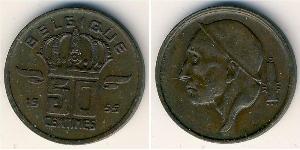 50 Sent Belgien Bronze 