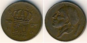 50 Sent Belgio Bronzo 