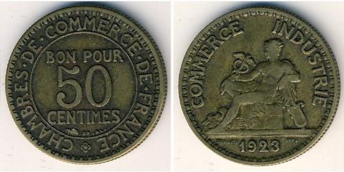 50 Sent Francia Bronzo 