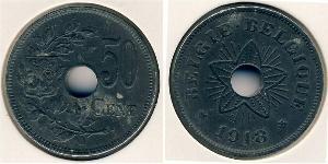 50 Sent Belgio Zinco 