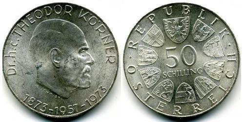 50 Shilling Republic of Austria (1955 - ) Argent 
