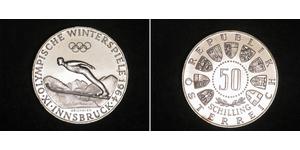 50 Shilling Republic of Austria (1955 - ) Argento 