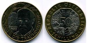 50 Shilling 奥地利 Bimetal 