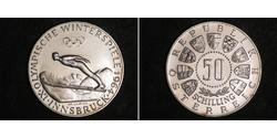 50 Shilling Republic of Austria (1955 - ) Plata 