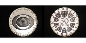 50 Shilling Republic of Austria (1955 - ) Plata 