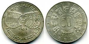 50 Shilling Republic of Austria (1955 - ) Plata 