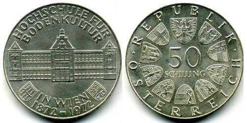 50 Shilling Republic of Austria (1955 - ) Plata 