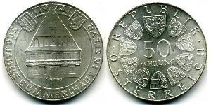 50 Shilling Republik Österreich (1955 - ) Silber 