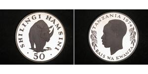 50 Shilling Tansania (1964 - ) Silber 