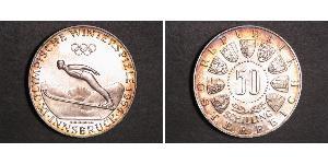 50 Shilling Austria  / Republic of Austria (1955 - ) Silver 