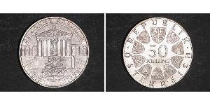 50 Shilling Republic of Austria (1955 - ) Silver 