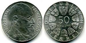 50 Shilling Republic of Austria (1955 - ) Silver 