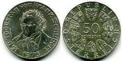 50 Shilling 奥地利 銀 