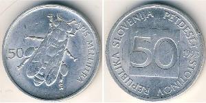 50 Stotinka Eslovenia Aluminio 