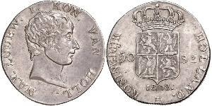 50 Stuiver Paesi Bassi Argento 