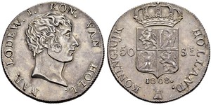 50 Stuiver Paesi Bassi Argento 