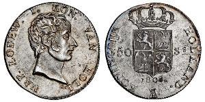 50 Stuiver Paesi Bassi Argento 
