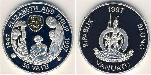 50 Vatu Vanuatu (1980 - ) Silver 