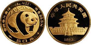 50 Yuan Volksrepublik China Gold 