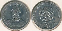 50 Zloty Volksrepublik Polen (1952-1990) Kupfer/Nickel Kasimir I. Karl