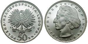 50 Zloty República Popular de Polonia (1952-1990)  