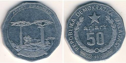 50 Ариарі Мадагаскар (1960 - ) Залізо 