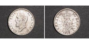 50 Бан Королівство Румунія (1881-1947) Срібло Carol I of Romania (1839 - 1914)