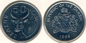 50 Бутут Гамбія (1965 - ) Нікель/Мідь 