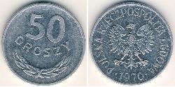 50 Грош Польская Народная Республика (1952-1990) Алюминий 