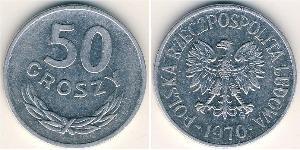 50 Грош Польська Народна Республіка (1952-1990) Алюміній 