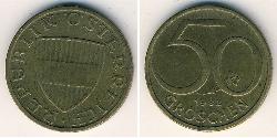 50 Грош Австрійська Республіка (1955 - ) Латунь 