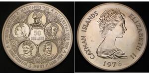 50 Долар Кайманові Острови (1670 - )  