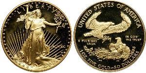 50 Долар США (1776 - ) Золото 