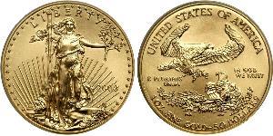 50 Долар США (1776 - ) Золото 